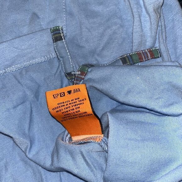 New Tailor vintage Connecticut Originals Tartan trim Pocket polo golf shirt M - Picture 3 of 4